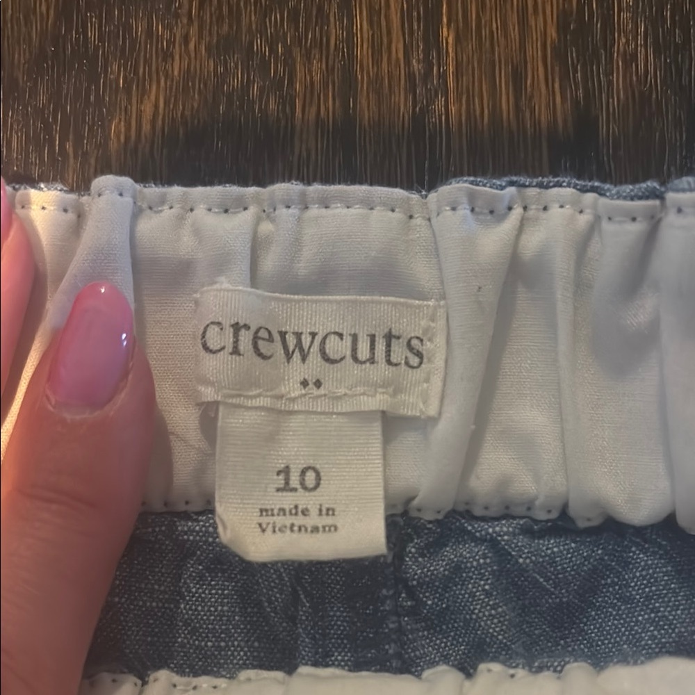 Crewcuts Light Blue Ruffle Shorts - Picture 3 of 4